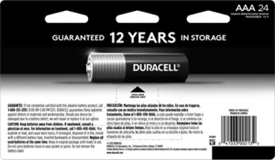 Duracell CopperTop AAA Alkaline Batteries  - 24 count - Image 6