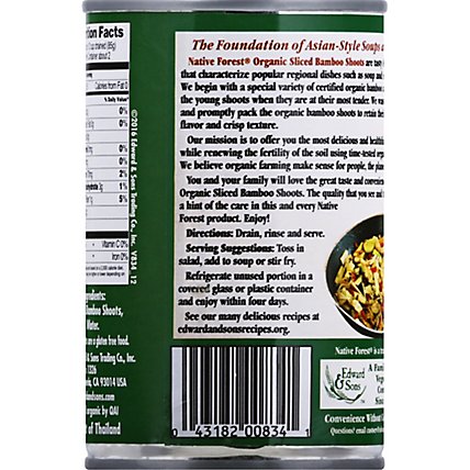 Native Forest Organic Sliced Bamboo Shoots - 14 Oz - Image 6