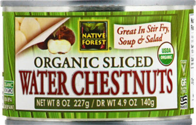 Native Forest Organic Sliced Water Chestnuts - 8 Oz - Image 2