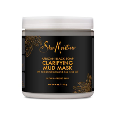 SheaMoisture Mud Mask Clarifying African Black Soap - 6 Fl. Oz. - Image 2