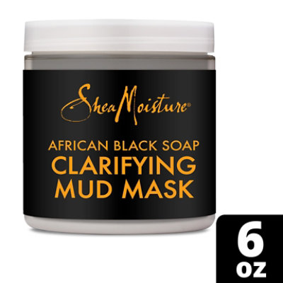 SheaMoisture Mud Mask Clarifying African Black Soap - 6 Fl. Oz. - Image 1