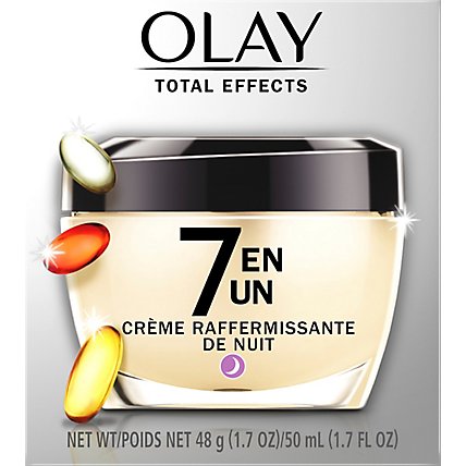 Olay Total Effects Night Firming Cream Face Moisturizer - 1.7 Oz - Image 5