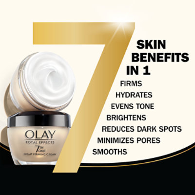 Olay Total Effects Night Firming Cream Face Moisturizer - 1.7 Oz - Image 8