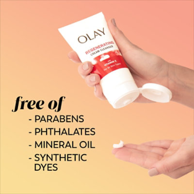 Olay Regenerist Facial Cleanser Regenerating Cream - 5 Fl. Oz. - Image 6