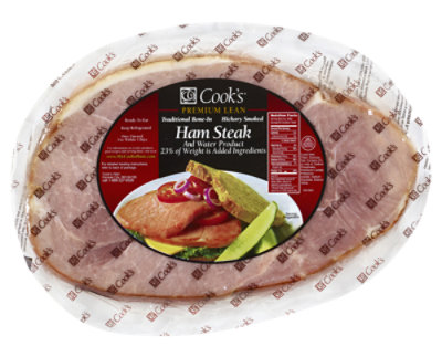 Cooks Ham Steak Bone In Thick - 2.50 LB