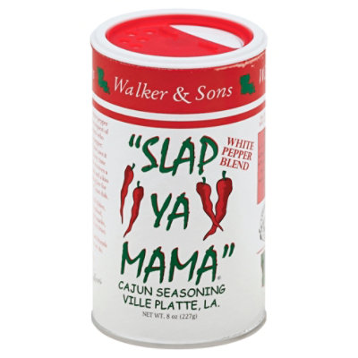 Slap Ya Mama Cajun Seasoning from Louisiana, Original Blend, No MSG and  Kosher, 8 Ounce Can Original 8 Ounce (Pack of 1)