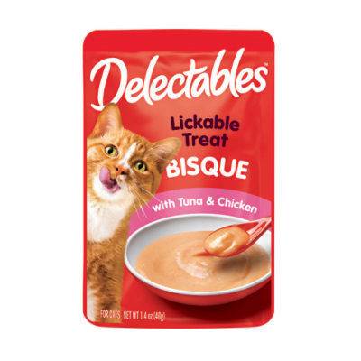Delectables Bisque Lickable Treat Tuna & Chicken - 1.4 Oz