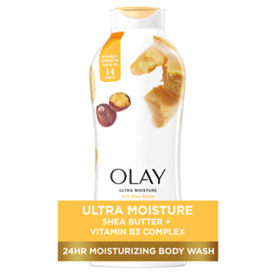 Olay Ultra Moisture Body Wash With Shea Butter - 22 Fl. Oz. - Albertsons