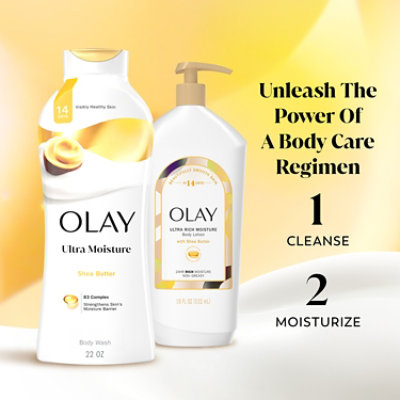 Olay Ultra Moisture Body Wash with Shea Butter - 22 Fl. Oz. - Image 8