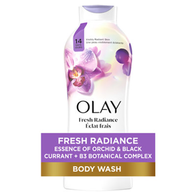Olay Fresh Outlast Body Wash with Notes of Orchid & Black Currant - 12.3 Fl. Oz. - Image 1
