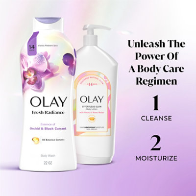 Olay Fresh Outlast Body Wash with Notes of Orchid & Black Currant - 12.3 Fl. Oz. - Image 7