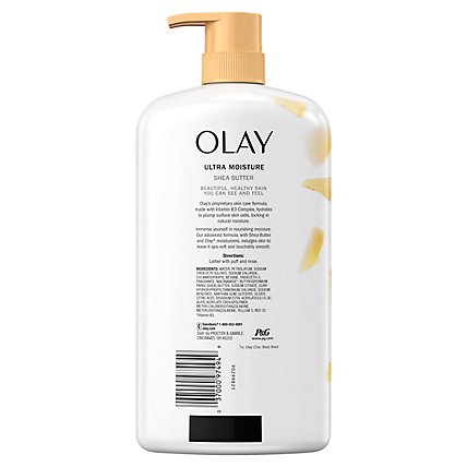 Olay Ultra Moisture Body Wash with Shea Butter - 30 Fl. Oz. - Image 3