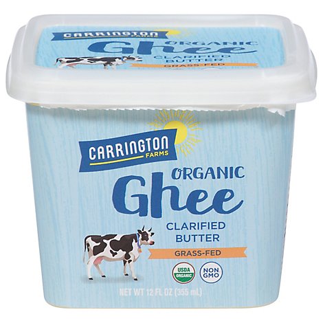 Carrington Farms Ghee Organic Clarified Butter - 12 Fl. Oz.