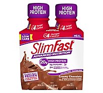 SlimFast Advanced Nutrition Meal Replacement Shake Creamy Milk Chocolate - 4-11 Fl. Oz.