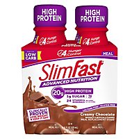 SlimFast Advanced Nutrition Meal Replacement Shake Creamy Milk Chocolate - 4-11 Fl. Oz. - Image 1