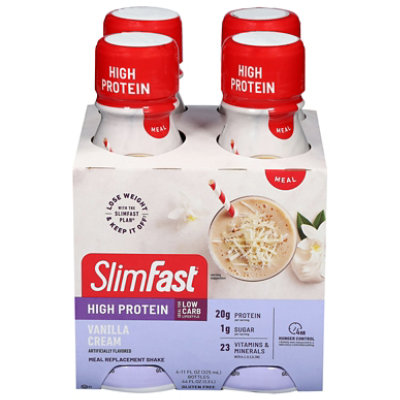 SlimFast Meal Replacement Shake Vanilla Cream - 4-11 Fl. Oz. - Image 1