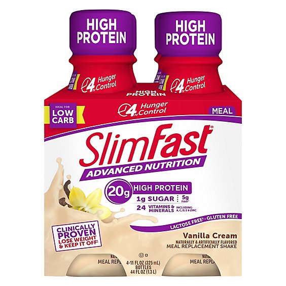 SlimFast Meal Replacement Shake Vanilla Cream - 4-11 Fl. Oz.