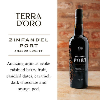 Terra d'Oro Zinfandel Port Wine Bottle - 750 Ml - Image 2