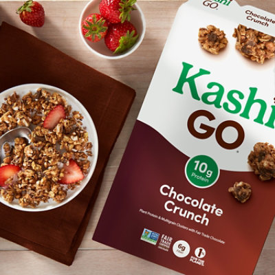 Kashi GO Vegan Protein Chocolate Crunch Breakfast Cereal - 12.2 Oz - Image 2