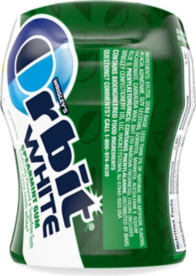 Orbit White Sugar Free Chewing Gum Spearmint Bottle - 40 Count - Image 7