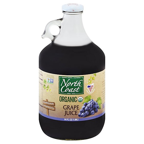 North Coast Juice Organic Grape Juice Jug - 64 Fl. Oz.