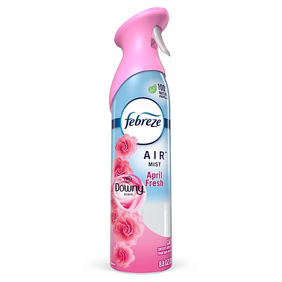 Febreze AIR Air Freshener Odor Eliminating April Fresh with Downy Scent - 8.8 Oz