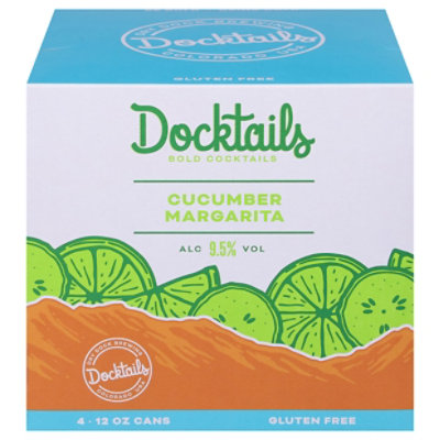 Dry Dock Brewing Co. Docktails Cucumber Margarita Bold Cocktails In Cans - 4-12 Oz - Image 2