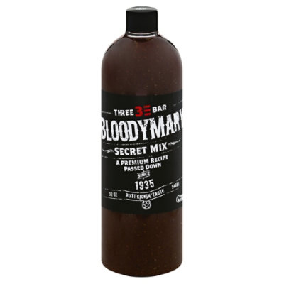 Three Bar Bloody Mary Secret Mix - 1 Liter