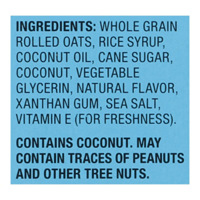 Bobos Oat Bars Coconut All Natural - 3 Oz - Image 4