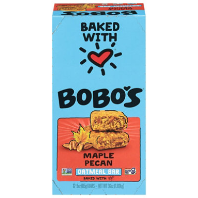 Bobos Oat Bar Gluten Free Maple Pecan - 12-3 Oz - Image 2