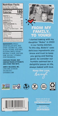 Bobos Oat Bar Gluten Free Maple Pecan - 12-3 Oz - Image 5