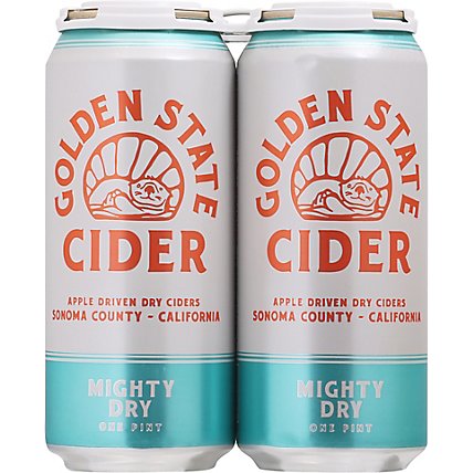 Golden State Cider Mighty Dry Hard Cider In Cans - 4-16 Fl. Oz. - Image 2