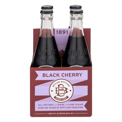 Boylan Soda Pop Vintage Black Cherry - 4-12 Fl. Oz. - Image 3