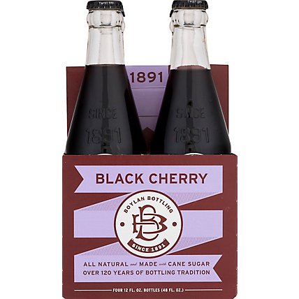 Boylan Soda Pop Vintage Black Cherry - 4-12 Fl. Oz. - Image 6