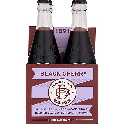 Boylan Soda Pop Vintage Black Cherry - 4-12 Fl. Oz. - Image 2