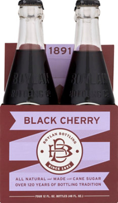 Boylan Soda Pop Vintage Black Cherry - 4-12 Fl. Oz. - Image 2