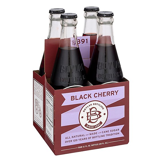 Boylan Soda Pop Vintage Black Cherry - 4-12 Fl. Oz.