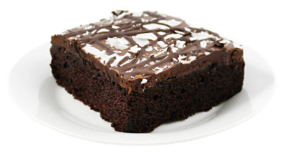 Bakery Brownies Gourmet Fudge Iced - Each