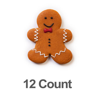 Bakery Pavilions Ginger Bread Cookies 12 Count - Each - Image 1