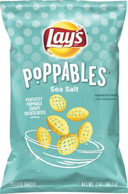 Lays Potato Snacks Poppables Sea Salt - 2 Oz - Image 2