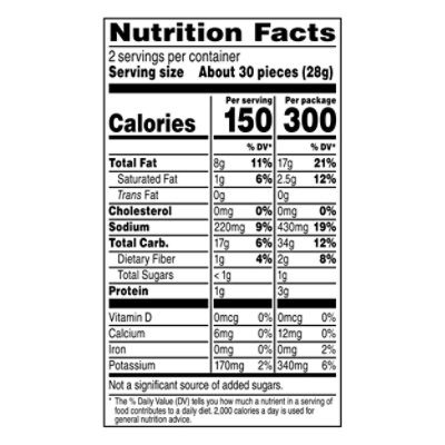 Lays Potato Snacks Poppables Sea Salt - 2 Oz - Image 4
