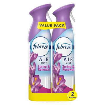 Febreze AIR Air Freshener Odor Eliminating Spring & Renewal Value Pack - 2-8.8 Oz