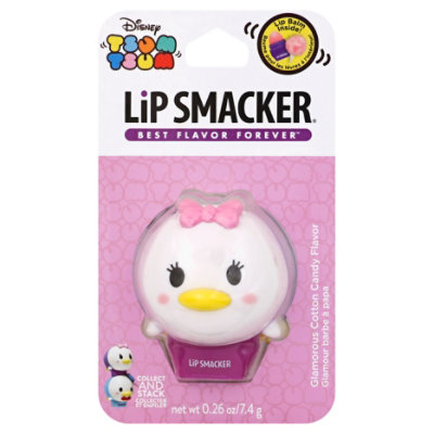 Lip Smacker Tsum Tsum Lip Balm Stackable Disney Daisy Duck Glamorous Cotton Candy - Each