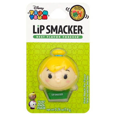 Lip Smacker Tsum Tsum Lip Balm Stackable Tinkerbell Pixie Peach Pie - Each