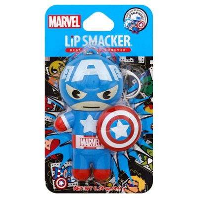 Lip Smacker Lip Balm Marvel Super Hero Captain America - Each