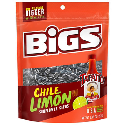 Bigs Sunflower Seeds Tapatio Chile Limon - 5.35 Oz - Image 1