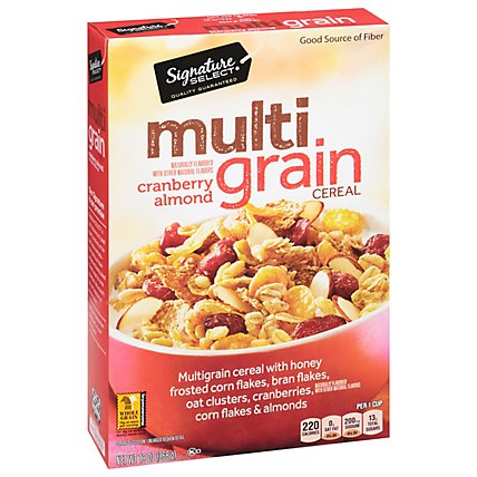 Signature SELECT Cereal Multigrain Cranberry Almond - 13 Oz - Image 1