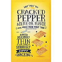 Wheat Thins Crackers Whole Grain Cracked Pepper & Olive Oil - 9 Oz - Image 6