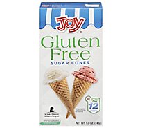 Joy Sugar Cones Gluten Free 12 Count - 5 Oz