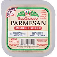 BelGioioso Natural Freshly Shredded Parmesan Square Cup - 4 Oz - Image 2